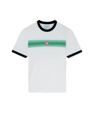Gradient Stripe Ringer T-Shirt